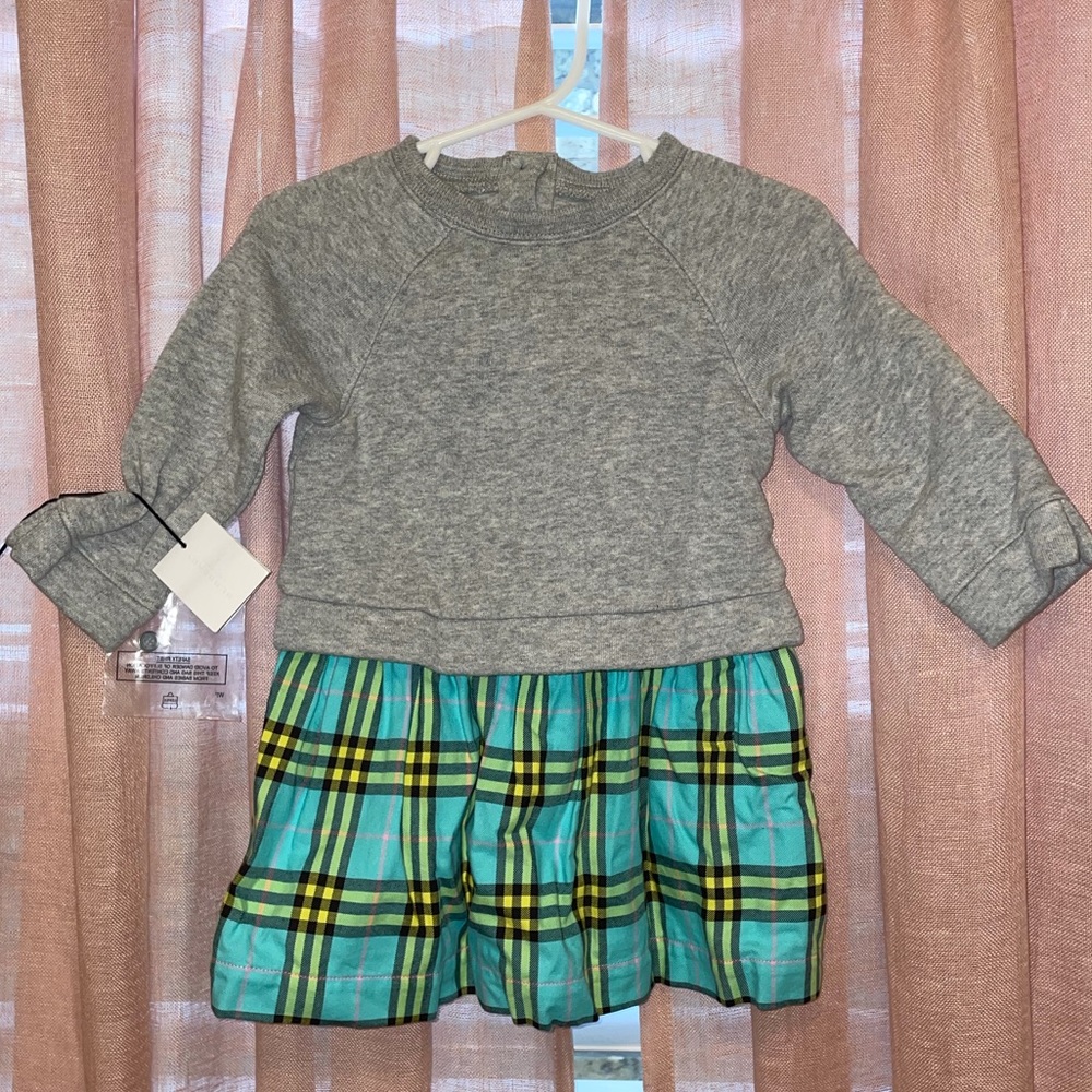 Burberry Francine dress sz 12 months